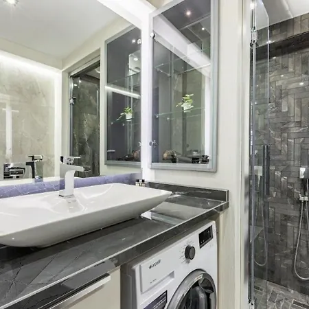 Charming Bright 1bd Modern Pad Wparking #337 Стамбул